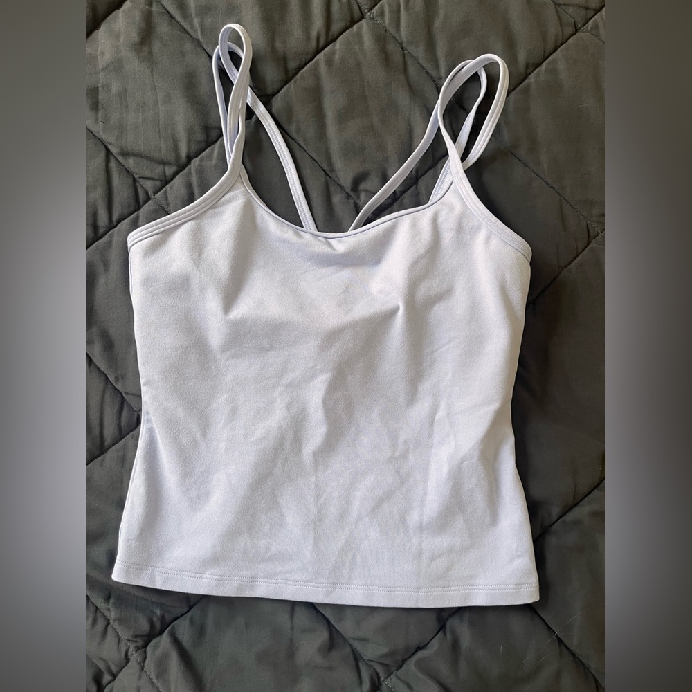 Under Armor light blue tank top never worn
